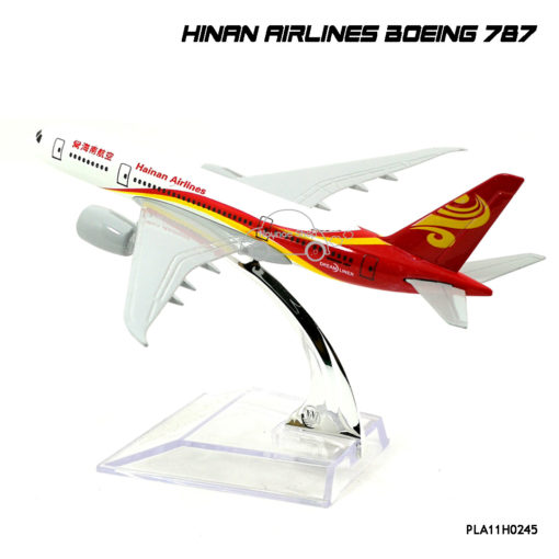 โมเดลเครื่องบิน HINAN AIRLINES Boeing 787 ลายสวย