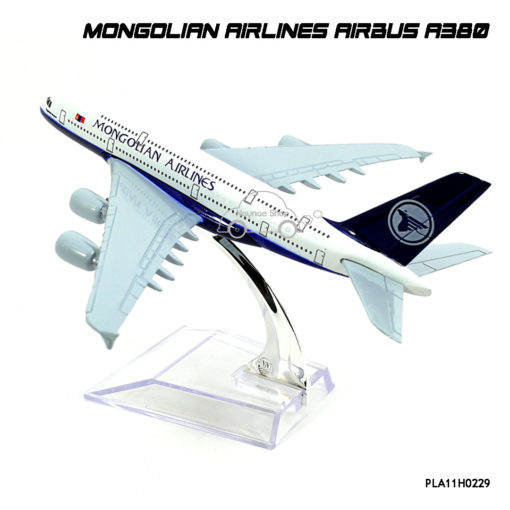 airplane models MONGOLIAN AIRLINES AIRBUS A380 ประกอบสำเร็จ
