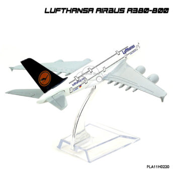 เครื่องบินโมเดล LUFTHANSA AIRBUS A380-800 ทำจากเหล็ก