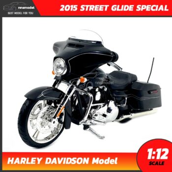 โมเดลฮาเล่ย์ HARLEY DAVIDSON STREET GLIDE SPECIAL 2015 (1:12) โมเดลรถสะสม Maisto