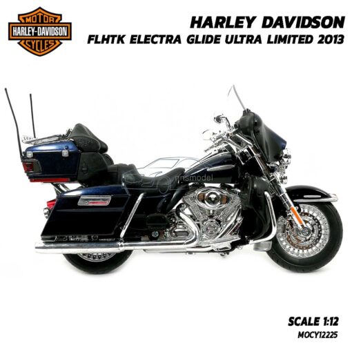 โมเดล HARLEY DIVIDSON FLHTK ELECTRA GLIDE ULTRA LIMITED 2013 สีน้ำเงิน (Scale 1:12) โมเดลฮาเล่ย์ จำลองเหมือนจริง