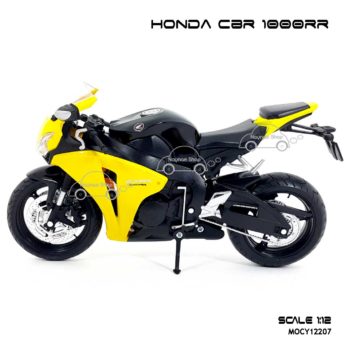 โมเดลบิ๊กไบค์ HONDA CBR 1000RR สีเหลืองดำ (Scale 1:12) สวยๆ น่าสะสม