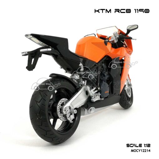 โมเดลบิ๊กไบค์ KTM RC8 1190 สีส้ม (Scale 1:12) ประกอบสำเร็จ