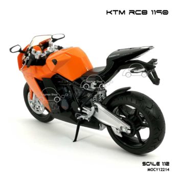 โมเดลบิ๊กไบค์ KTM RC8 1190 สีส้ม (Scale 1:12) โมเดลลิขสิทธิแท้