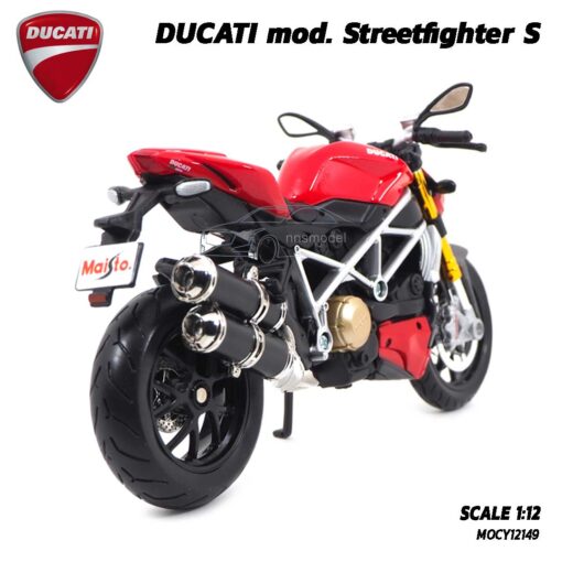 โมเดลดูคาติ Ducati StreetFighter (Scale 1:12) โมเดลประกอบสำเร็จ ผลิตโดย Maisto