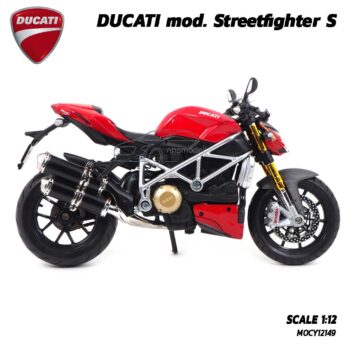 โมเดลดูคาติ Ducati StreetFighter (Scale 1:12) รถโมเดลจำลองพร้อมตั้งโชว์ ของขวัญของสะสม