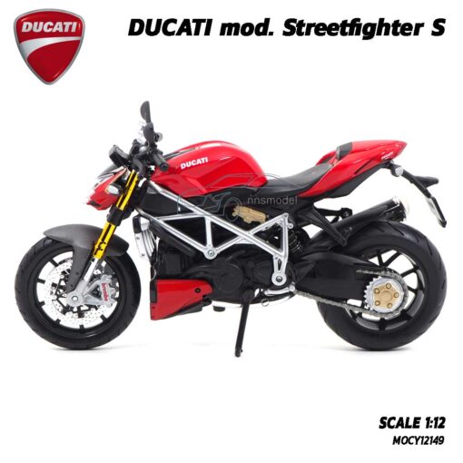 โมเดลดูคาติ Ducati StreetFighter (Scale 1:12) โมเดลมอเตอร์ไซด์ จำลองพร้อมตั้งโชว์ ของขวัญของสะสม