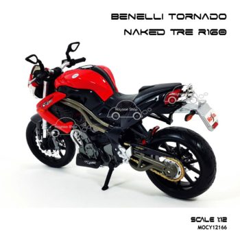 โมเดลมอเตอร์ไซด์ Benelli Tornado Naked Tre R160 (1:12)