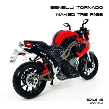 โมเดลมอเตอร์ไซด์ Benelli Tornado Naked Tre R160 (1:12) โมเดลของแท้