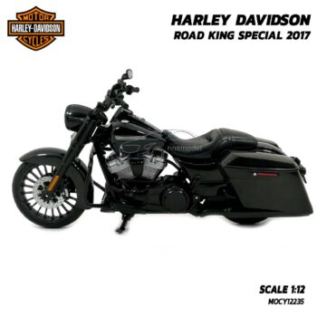 โมเดลรถ HARLEY DAVIDSON ROAD KING SPECIAL 2017 (Scale 1:12) โมเดลฮาเล่ย ของแท้ โมเดลรถสะสม