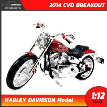 โมเดลฮาเล่ย์ HARLEY DAVIDSON CVO BREAKOUT 2014 (1:12) โมเดลรถสะสม Maisto