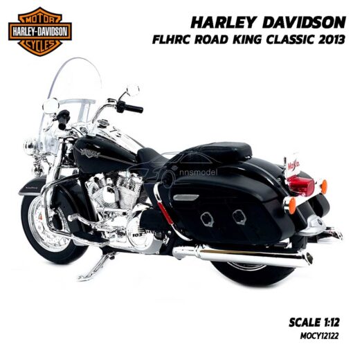 โมเดลฮาเล่ย์ HARLEY FLHRC ROAD KING CLASSIC 2013 สีดำ (Scale 1:12) โมเดลมอเตอร์ไซด์ ประกอบสำเร็จ