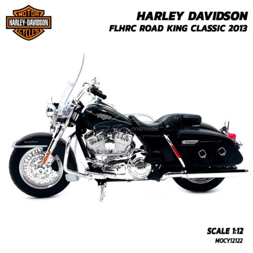 โมเดลฮาเล่ย์ HARLEY FLHRC ROAD KING CLASSIC 2013 สีดำ (Scale 1:12) โมเดลมอเตอร์ไซด์ ประกอบสำเร็จ Maisto