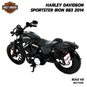 โมเดลฮาเล่ย์ HARLEY SPORTSTER IRON 883 2014 (1:12) โมเดลรถจำลองเหมือนจริง