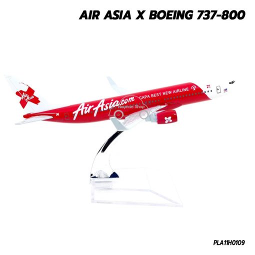 โมเดลเครื่องบิน AIRASIA X Boeing 737-800 เครื่องบินโมเดลราคาถูก