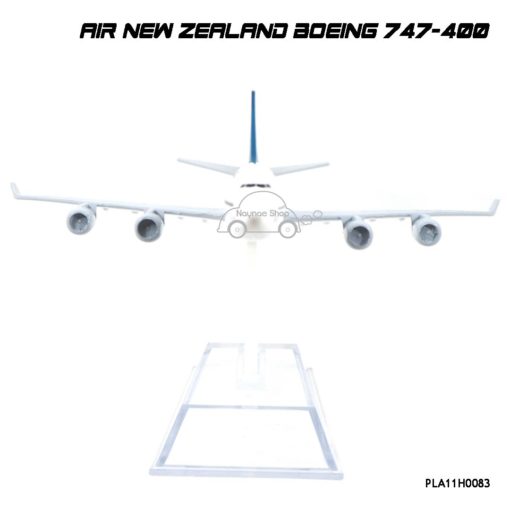 โมเดลเครื่องบิน AIR NEW ZEALAND Boeing 747-400 พร้อมฐานวางตั้งโชว์