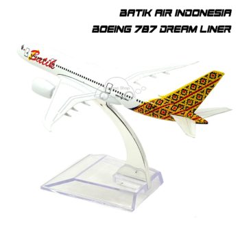 โมเดลเครื่องบิน BATIK AIR Boeing 787 DreamLiner ลายบาติก