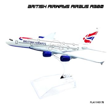 โมเดลเครื่องบิน BRITISH AIRWAYS AIRBUS A380 โมเดล ราคาถูก