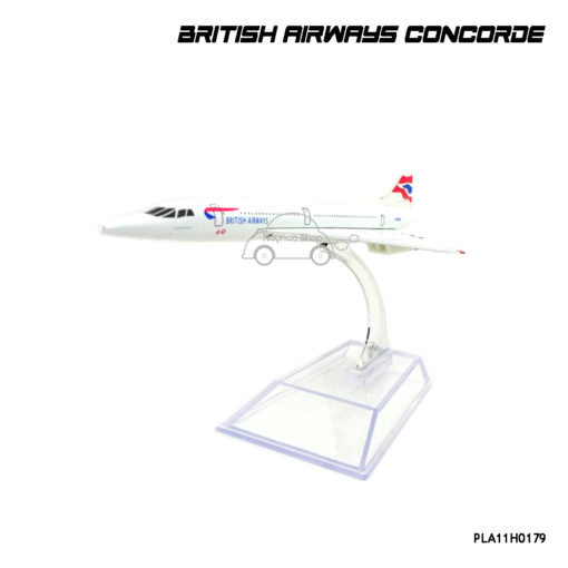 โมเดลเครื่องบินเหล็ก British Airways Concorde ตัวลำทำจากเหล็ก