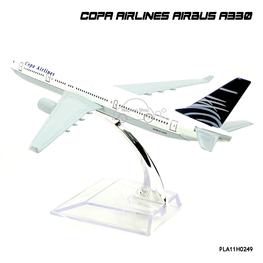 โมเดลเครื่องบิน COPA AIRLINES AIRBUS A330 ทำจากเหล็ก