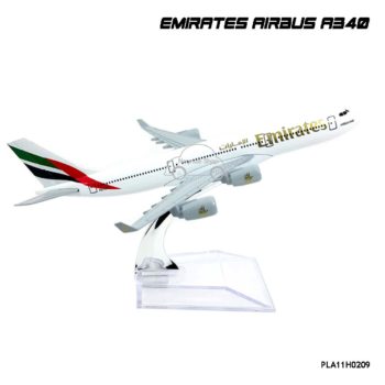 โมเดลเครื่องบิน EMIRATES AIRBUS A340 (16 cm) รุ่นขายดี