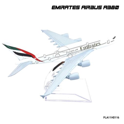 โมเดลเครื่องบิน EMIRATES AIRBUS A380 โมเดลประกอบสำเร็จ