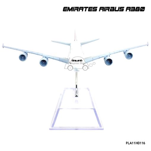 โมเดลเครื่องบิน EMIRATES AIRBUS A380 รุ่นนี้ 2 ชั้น 4 เครื่องยนต์