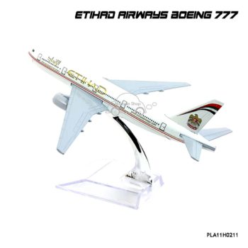 โมเดลเครื่องบิน ETIHAD AIRWAYS Boeing 777 (16 cm) โมเดลสำเร็จ