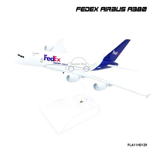โมเดลเครื่องบิน FedEx AIRBUS A380 โมเดลสำเร็จ