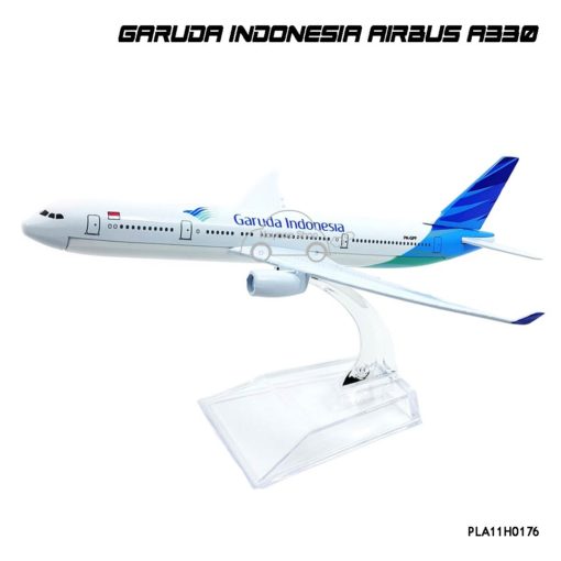 โมเดลเครื่องบิน Garuda Indonesia AIRBUS A330 ทำจากเหล็ก