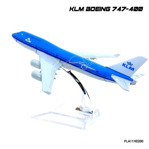 โมเดลเครื่องบิน KLM Boeing 747-400 เครื่องบินจำลองเหมือนจริง