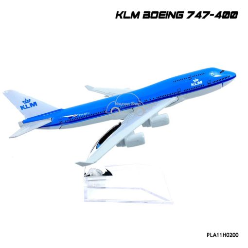โมเดลเครื่องบิน KLM Boeing 747-400 เครื่องบินโมเดลจำลองเหมือนจริง