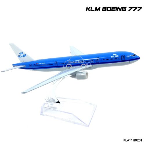 โมเดลเครื่องบิน KLM Boeing 777 เครื่องบินโมเดลเหล็กเหมือนจริง