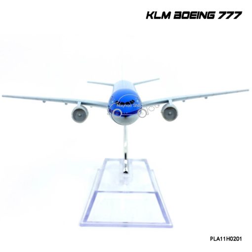 โมเดลเครื่องบิน KLM Boeing 777 จำลองเหมือนจริง มี 2 เครื่องยนต์