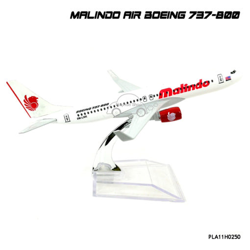 โมเดลเครื่องบิน MALINDO AIR Boeing 737-800 ราคาถูก