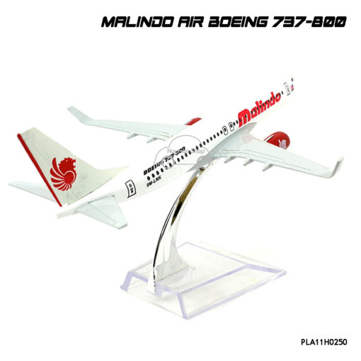 โมเดลเครื่องบิน MALINDO AIR Boeing 737-800 ประกอบสำเร็จ