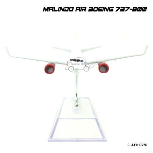 โมเดลเครื่องบิน MALINDO AIR Boeing 737-800 2 เครื่องยนต์