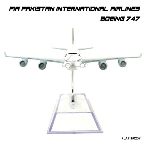 โมเดลเครื่องบิน PIA PAKISTAN INTERNATIONAL AIRLINES Boeing 747 ทำจากเหล็ก