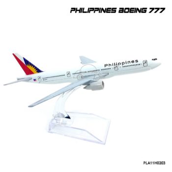 โมเดลเครื่องบิน Philippines Boeing 777 โมเดลเหล็ก