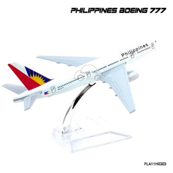 โมเดลเครื่องบิน Philippines Boeing 777 เครื่องบินเหล็ก