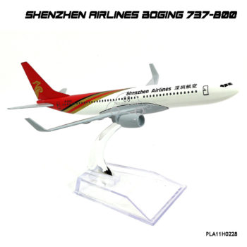 โมเดลเครื่องบิน SHENZHEN AIRLINES Boeing 737-800 ประกอบสำเร็จ