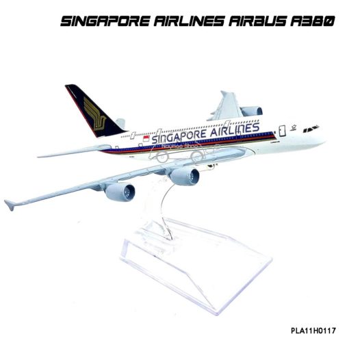 โมเดลเครื่องบิน สิงคโปร์ แอร์ไลน์ Airbus A380 โมเดลเครื่องบินรุ่นขายดี