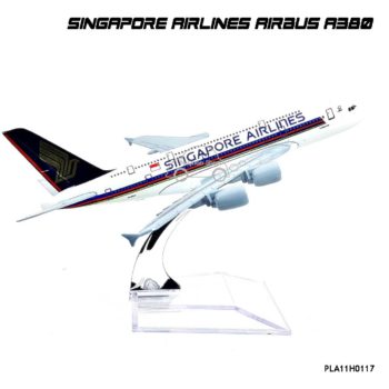 โมเดลเครื่องบิน สิงคโปร์ แอร์ไลน์ Airbus A380 โมเดลเครื่องบินประกอบสำเร็จ