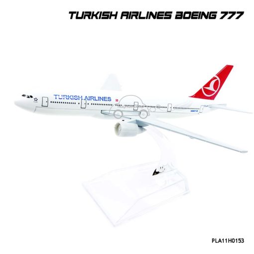 โมเดลเครื่องบิน TURKISH AIRLINES Boeing 777 (16 cm)