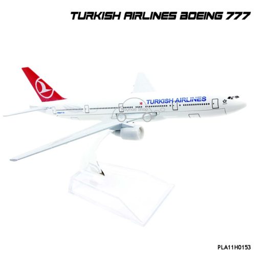 โมเดลเครื่องบิน TURKISH AIRLINES Boeing 777 เครื่องบินเหล็ก