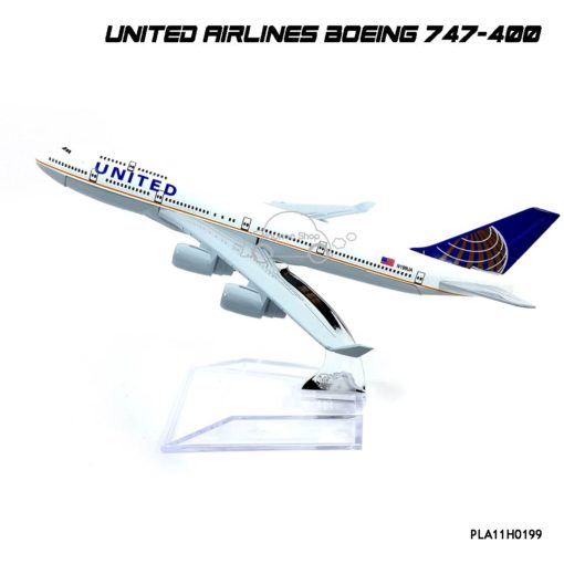 โมเดลเครื่องบิน United Airlines Boeing 747-400 โมเดลเครื่องบินราคาถูก