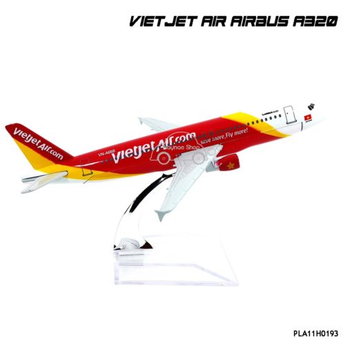 โมเดลเครื่องบิน VietJet AIR AIRBUS A320 โมเดล ราคาถูก