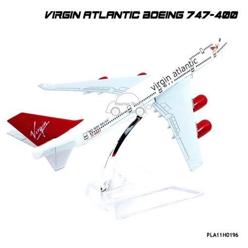 โมเดลเครื่องบิน Virgin Atlantic Boeing 747-400 โมเดลประกอบสำเร็จ