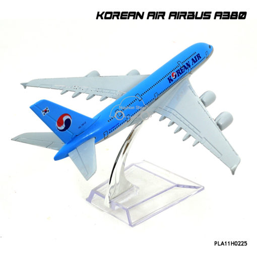 โมเดลเครื่องบิน โดยสาร KOREAN AIR AIRBUS A380 เครื่องบิน 2 ชั้น
