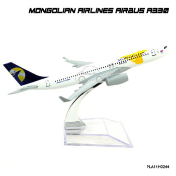 โมเดลเครื่องบิน โดยสาร MONGOLIAN AIRLINES AIRBUS A330 น่าสะสม
